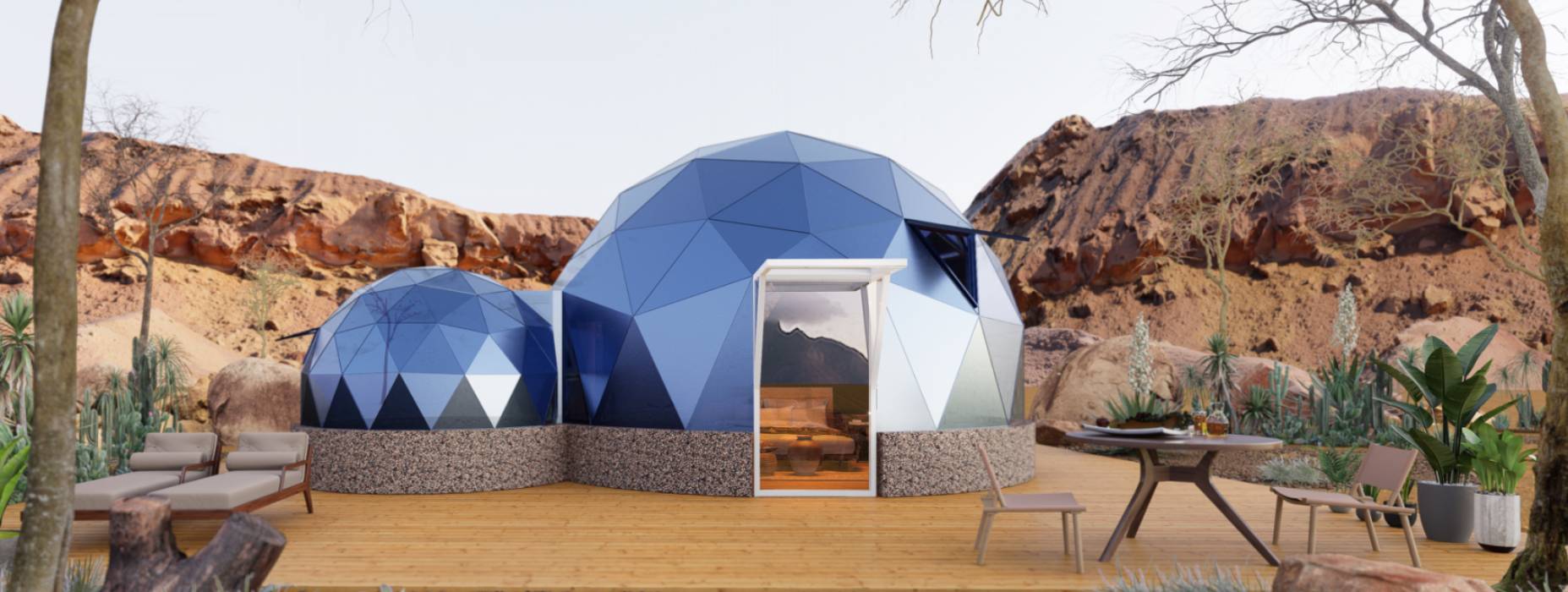 长汀县球形智能光伏玻璃星空房